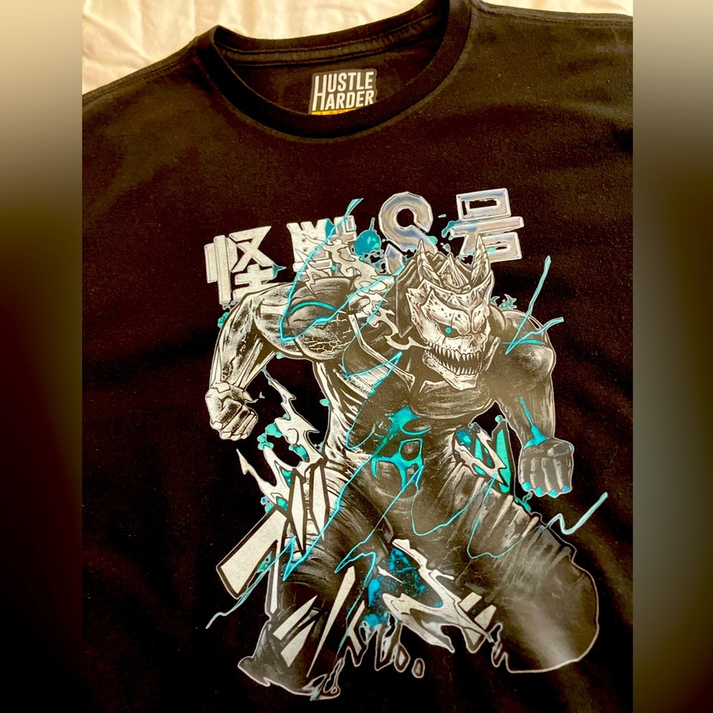 Kaiju No. 8 Japanese Anime Men’s Black Tee